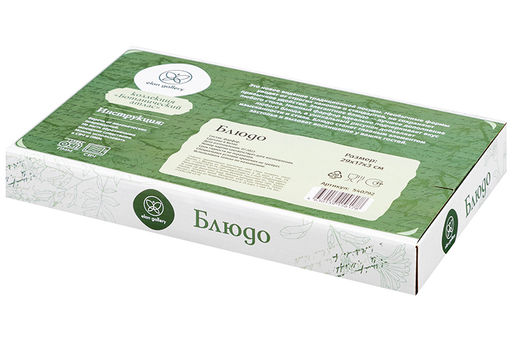 Блюдо 28,5*17*3 см "Ботанический атлас"