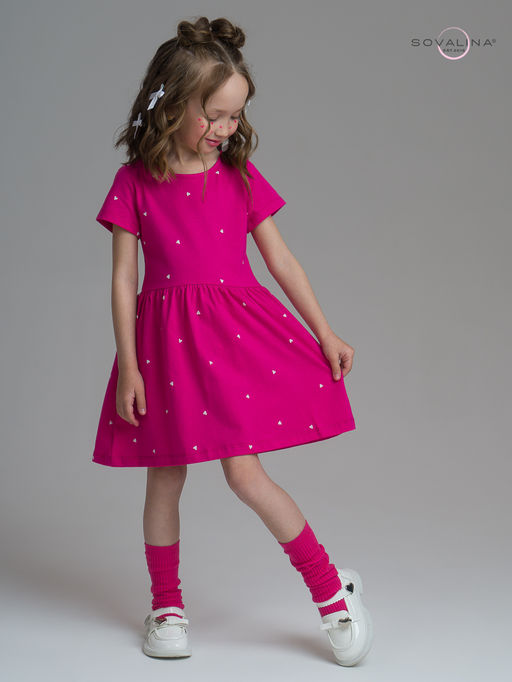 Платье Лето сердечки барби - Sovalina фото 8