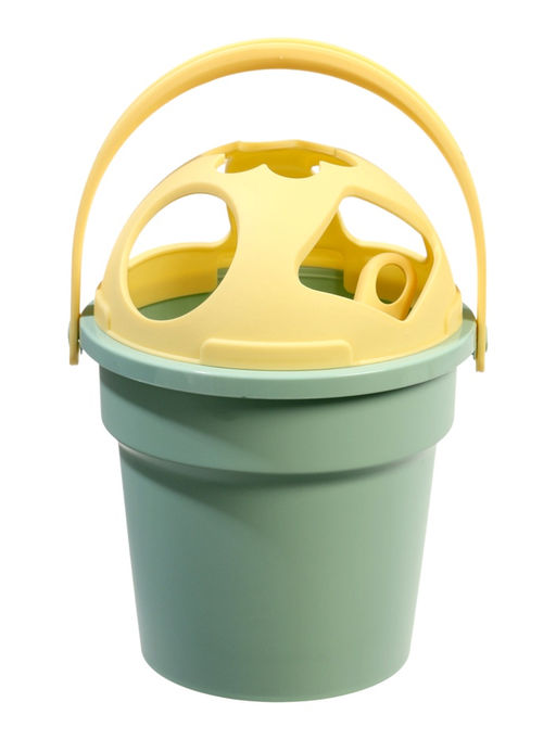 Песочный набор-сортер "Поиграй со мной", 8 предм.(ведерко, сортер, совочек, 5 формочек), эвколиптовы