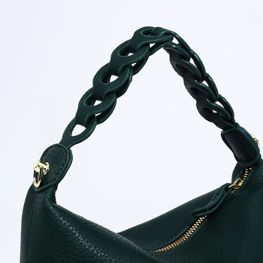 Сумка-багет на молнии, цвет зелёный - Simaland фото 4