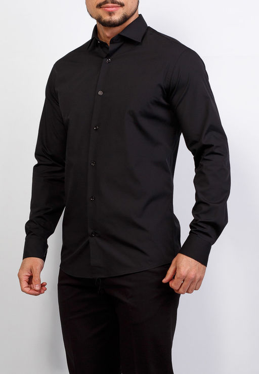Сорочка мужская длинный рукав GREG 340/139/BLK/Z  фото 9