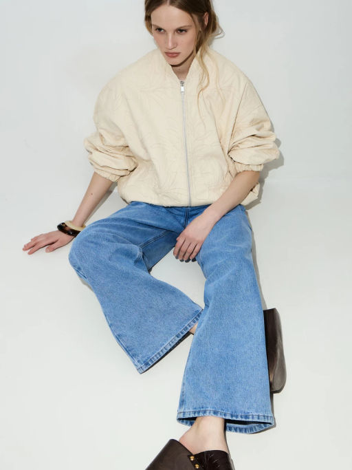 Джинсы wide leg с высокой посадкой / Zarina фото 2