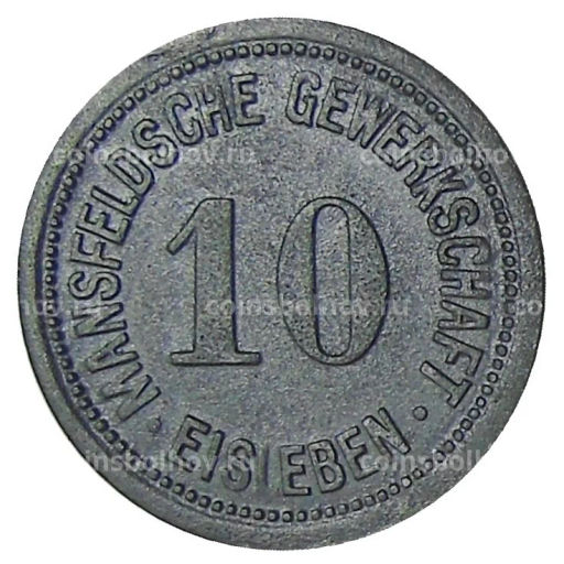 10 пфеннигов 1918 года Германия Нотгельд  Айслебен
