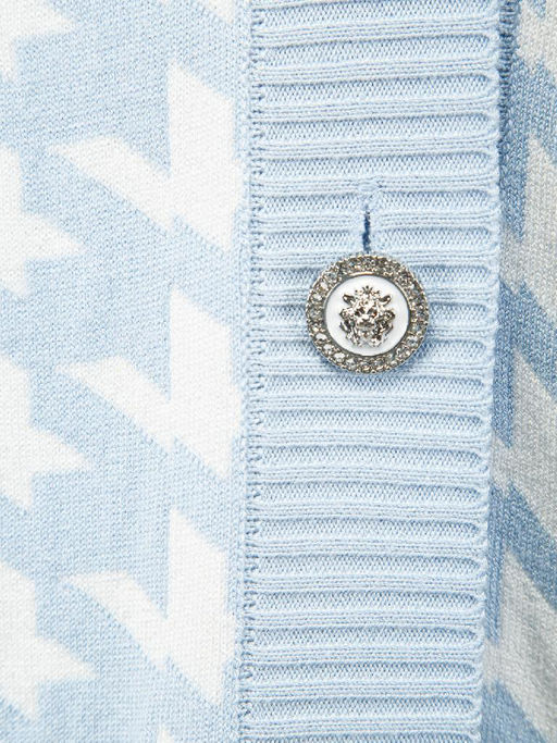 Кардиган женский ZZ-02002 l.blue/white - Eleganzza фото 4