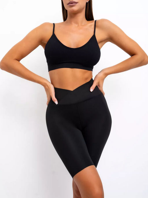 Велосипедки спортивные с утягивающим поясом - Sheldi фото 23