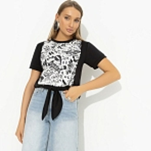 Футболка с декоративными завязками, Икона момента - Charutti фото 16