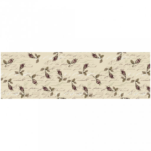 "Шебби шик" Скатерть-дорожка на стол 50х145см, рогожка 171г/м2, хлопок 100%, "Домашняя мода" (Россия)