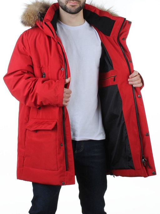 D6940L RED Куртка мужская зимняя "Аляска" (200 гр. холлофайбер)