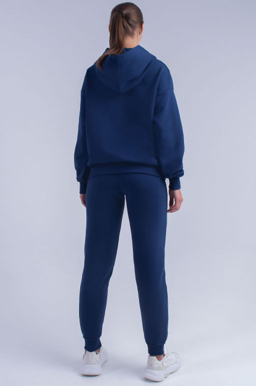 Арт. 2521 Костюм с брюками женский 44-52 (5 шт) Цвет:верх-темно-синий, низ-темно-синий - Калинка фото 5