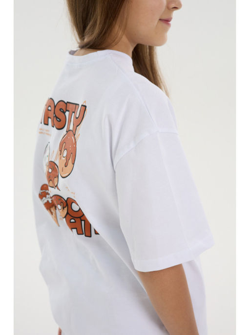 Футболка Пончик белый Девочка - София фото 7