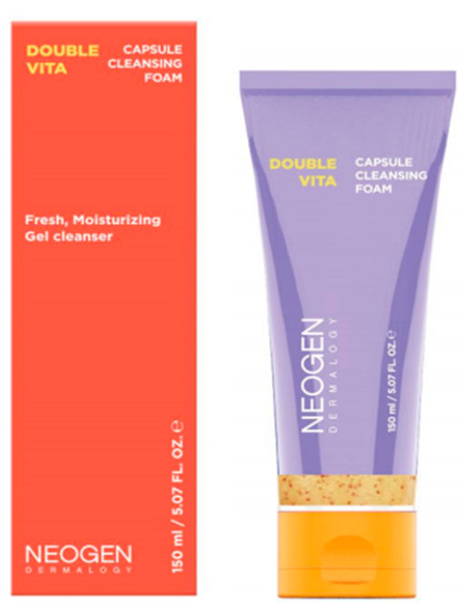 NEOGEN DERMALOGY Гель-пенка для умывания с витаминами DOUBLE VITA CAPSULE CLEANSING FOAM (150 мл)