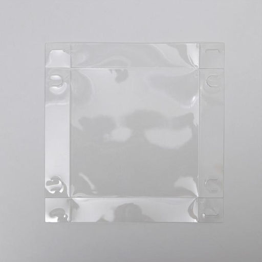 Цена за 5 шт. Коробка для кондитерских изделий с PVC крышкой Друзья, 15?15?3 см