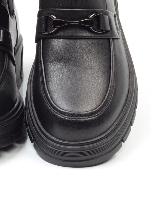 01-5251-1 BLACK Ботинки демисезонные (искусственная кожа, байка) - No name фото 32