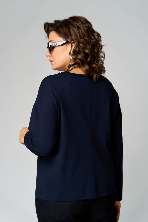 Джемпер Bliss 8069 темно-синий