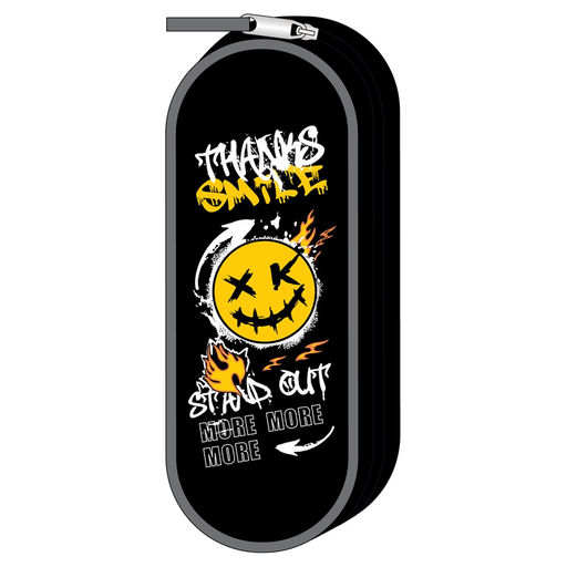 Пенал корпусный 1 отд. ArtSpace "Stand out smile", 210*80*45 (Sch_65195) полиэстер