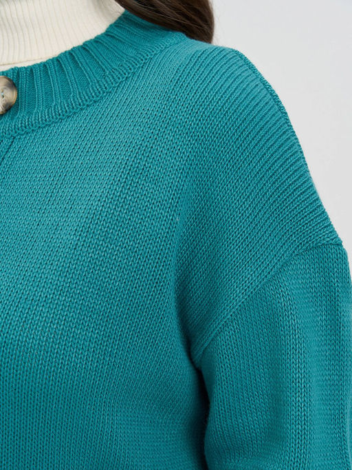 Кардиган женский 5252-1798. 4300999 аквамарин