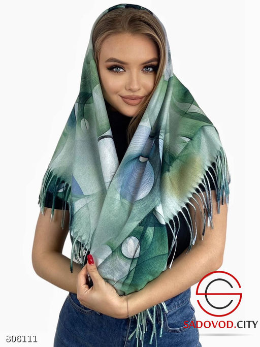 Платок теплый зимний двухсторонний - Bruno фото 20