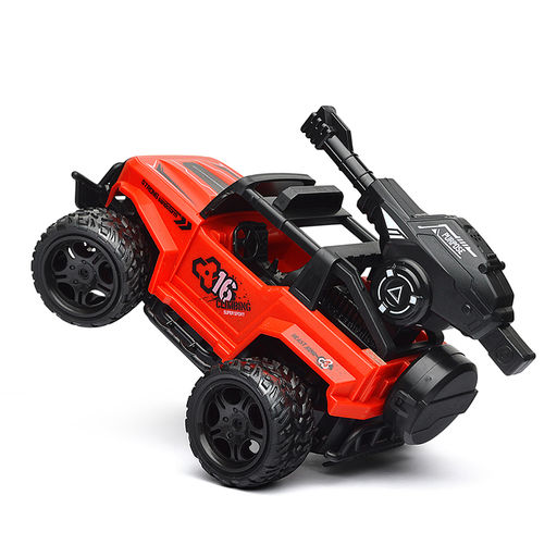 Машина с водяной пушкой, р/у, цвет красный, 27 MGz, в коробке