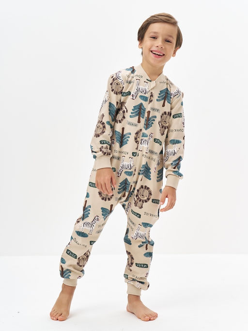 Комбинезон для сна для мальчика Сафари - Kogankids фото 2