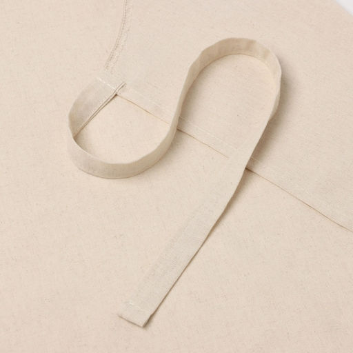 Фартук «Этель» ECO, молочный, 60×70 см, 70% хлопок, 30% лён, 190 г/м²