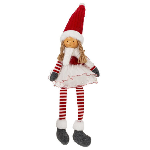 Игрушка набивная "Девочка", L13 W7 H53 см (полка 21 см.), 4в.