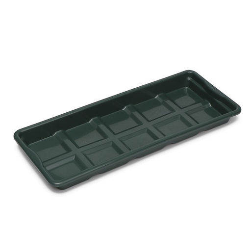 Набор для рассады: стаканы по 300 мл (10 шт.), поддон 41×17 см, цвет МИКС