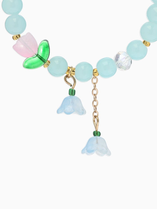 Цена за 2 шт. Браслет «Тюльпанчик» шар №8, d=6 см, голубой