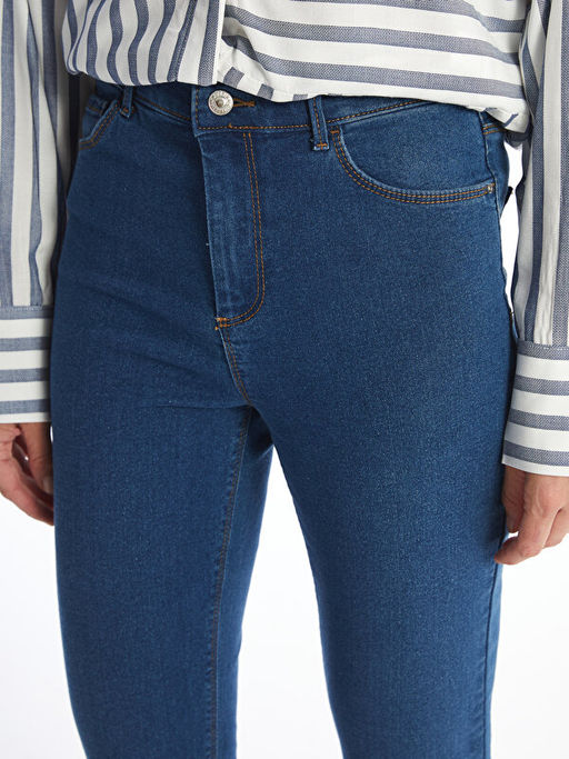 Straight Fit Kad?n Jean Pantolon