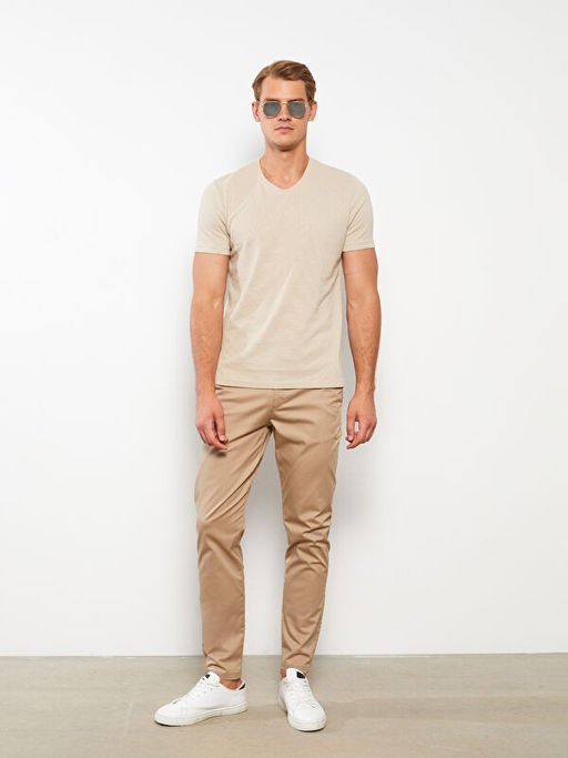 V Yaka K?sa Kollu Erkek Ti??rt