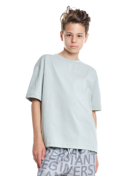 Футболка хлопок подросткам для школы 22-7625 черный - Mini maxi фото 24