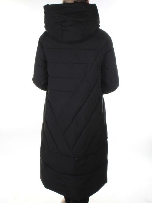 F-9917 BLACK Пальто женское зимнее Callia (200 гр. холлофайбер)