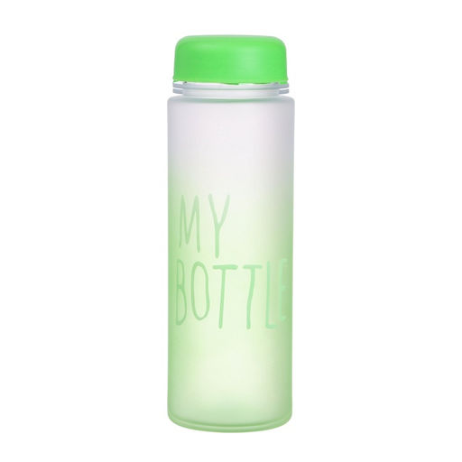 Бутылка для воды My bottle, 500 мл, 19.5×6 см, спортивная, зеленая