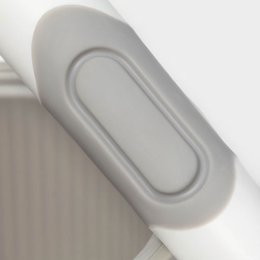 Ёршик для унитаза SAVANNA, настенный, силиконовый, с ёмкостью для моющего средства, 10.5×10.5×41 см, белый