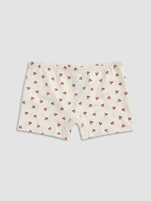 Bask?l? K?z ?ocuk Boxer 3l?