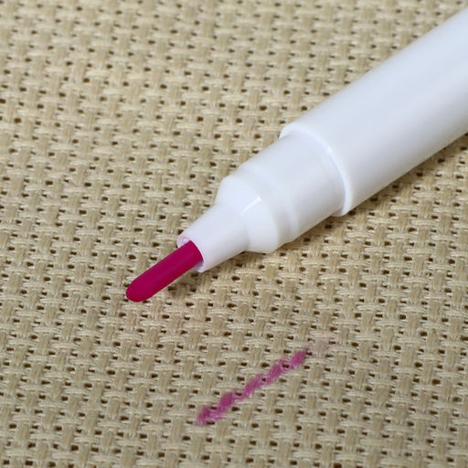 Маркер для ткани, самоисчезающий, 15 см, розовый