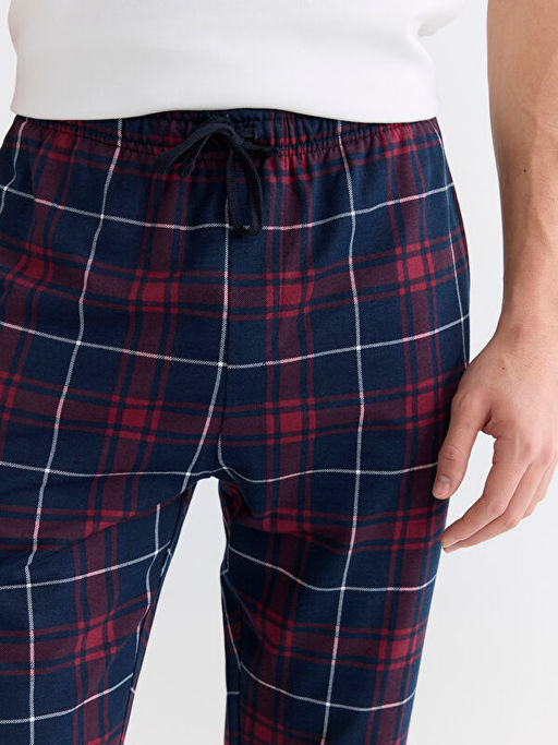 Standart Kal?p Ekose Erkek Pijama Alt