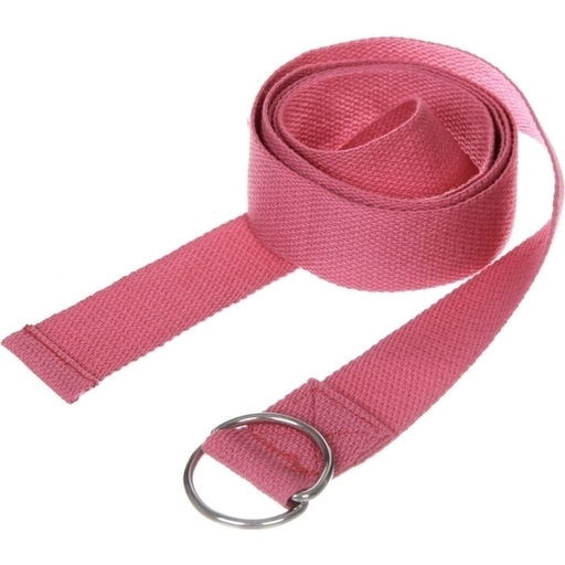 Цена за 2 шт. Ремень для йоги 180х4см, розовый