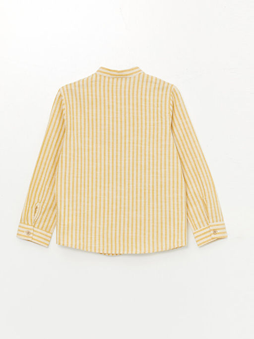 Hakim Yaka ?izgili Erkek ?ocuk G?mlek