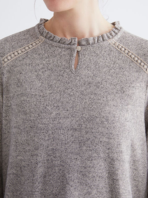 F?rf?rl? Bisiklet Yaka Bluz