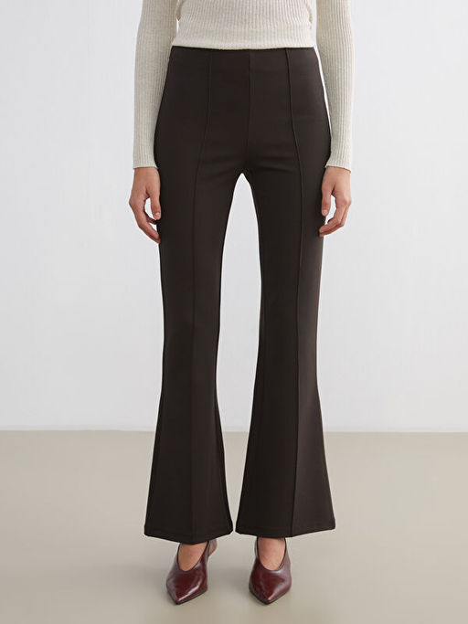 Ekstra Dar Fit ?spanyol Pa?a Kad?n Pantolon