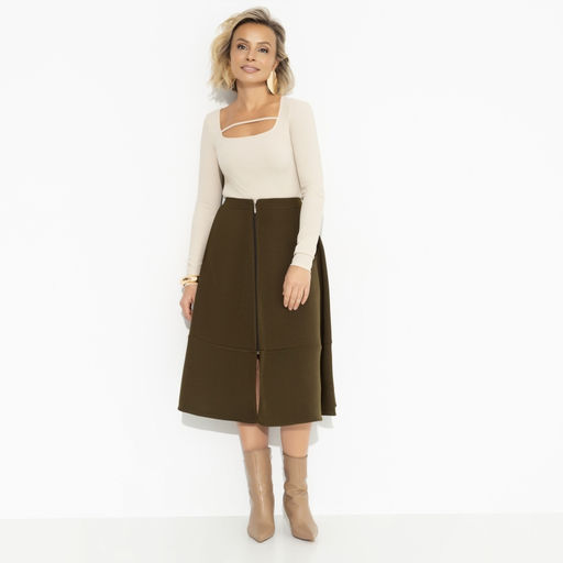 Юбка на молнии Вперёд в будущее (green) - Charutti фото 6