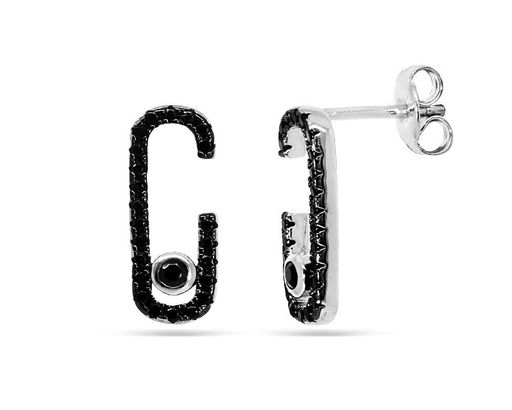 Серьги, куб.циркон., МЦВА193ч