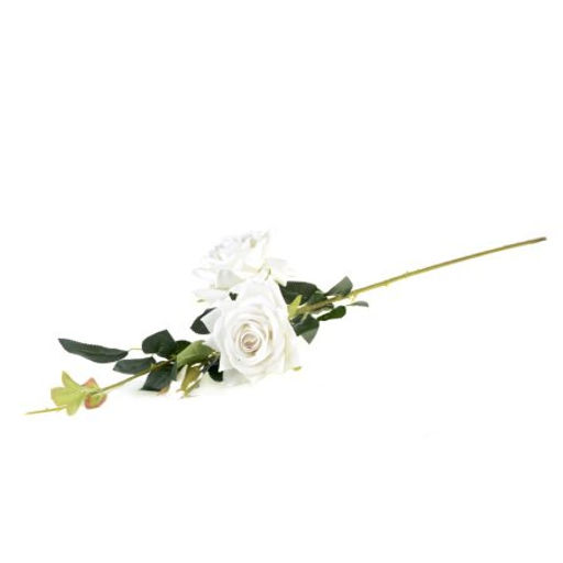 Цветок искусственный Роза 3 бутона 90 см / 0341-58 /уп50/400/ - Галеонтрейд фото 3