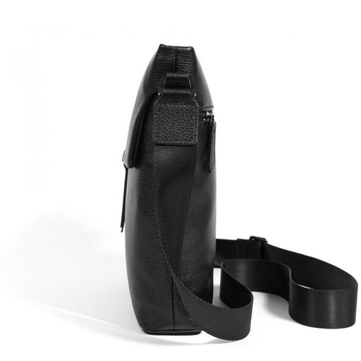 Сумка мужска, кожа, MIRONPAN 860424 Черный