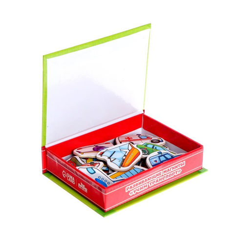 Развивающие магниты Транспорт, 15 шт. - Лесная мастерская фото 5