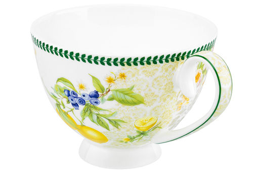 Чайн. наб. 12 пр. 300 мл 12,5*9,5*7 см Лимоны на ножке, NEW BONE CHINA - Elan gallery фото 6