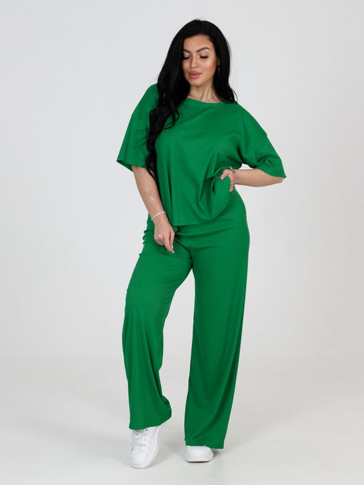 02 ЖЕНСКИЙ КОСТЮМ (брюки) (Зелёный) - А-дина фото 2