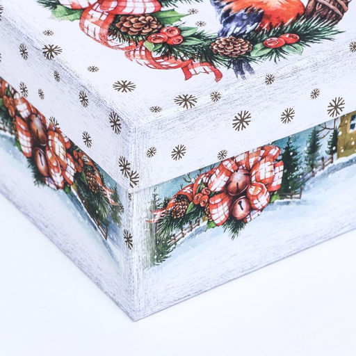 Коробка прямоугольная Зимняя ,27 17 11 см - Simaland фото 3