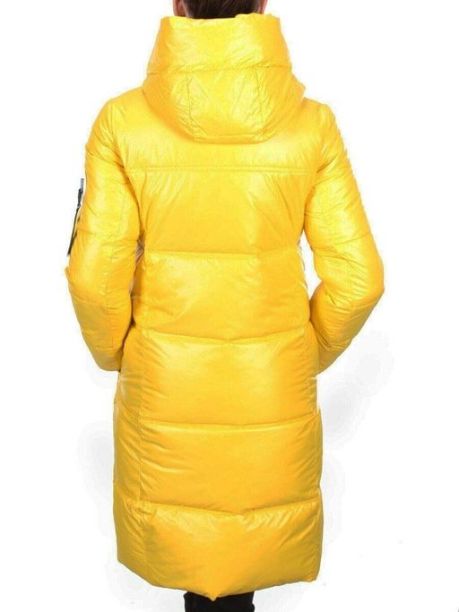 2187 YELLOW Куртка зимняя женская AIKESDFRS (200 гр. холлофайбера) - Fashion фото 5