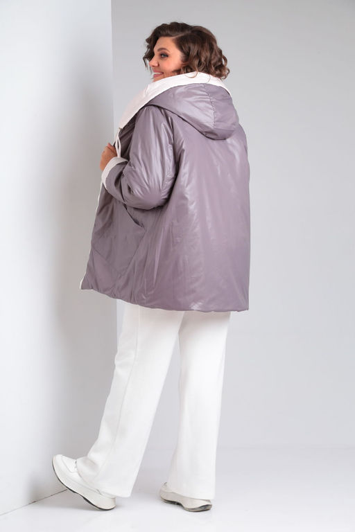 Куртка Diamant 1914-Р беж-какао фото 48